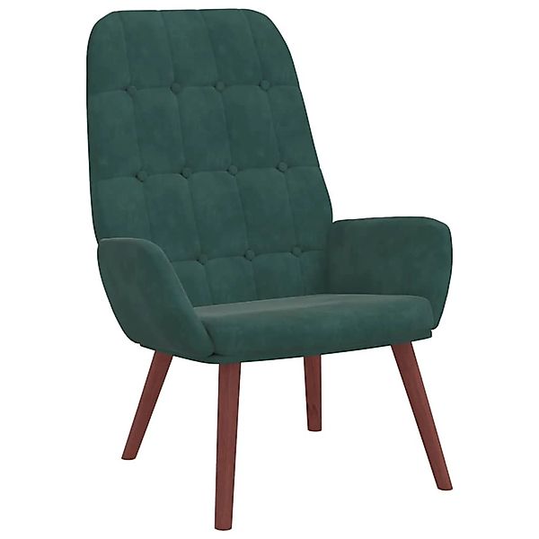 vidaXL Relaxsessel Dunkelgrün Samt 4102634 günstig online kaufen