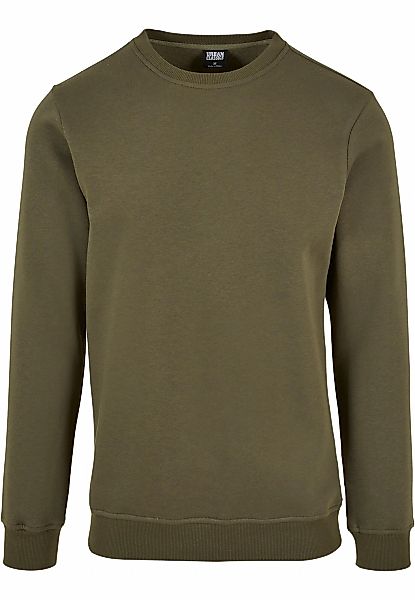URBAN CLASSICS Rundhalspullover "Urban Classics Herren Basic Terry Crew", ( günstig online kaufen