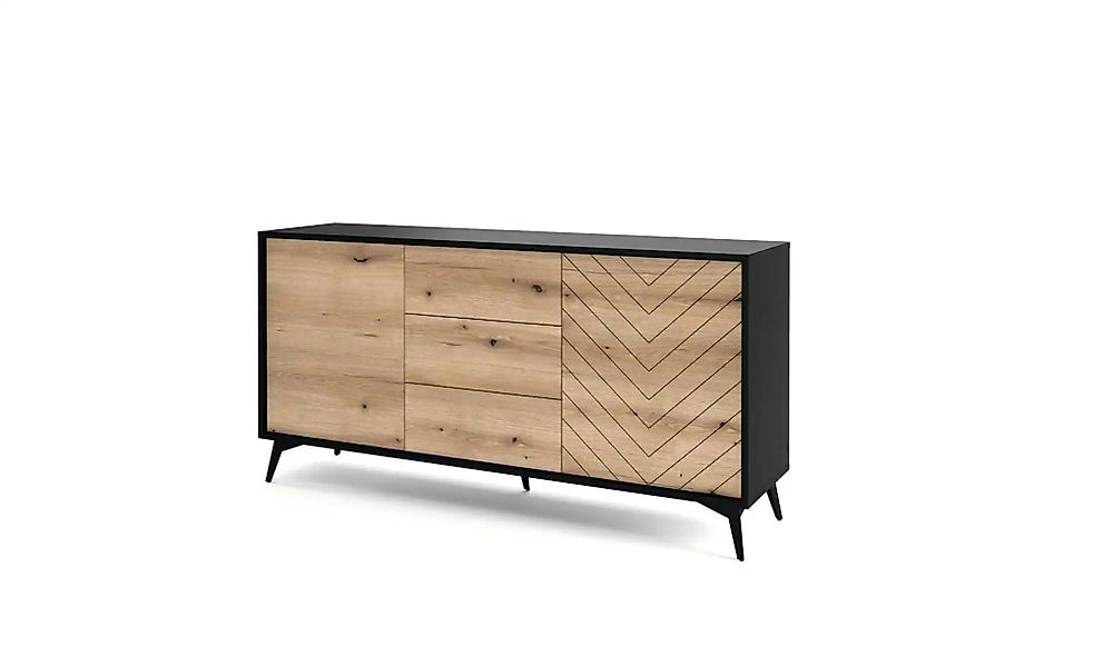 Sideboard  Diamond ¦ schwarz ¦ Maße (cm): B: 154 H: 77 Kommoden & Sideboard günstig online kaufen
