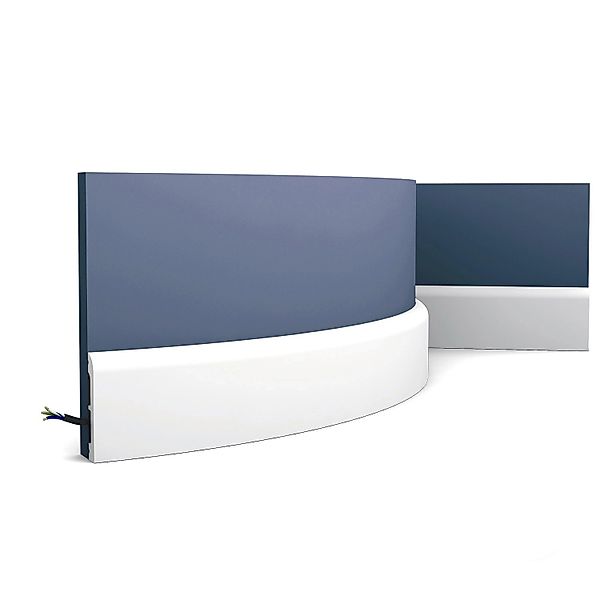 ORAC DECOR SX183F AXXENT CASCADE Flexible Sockelleiste Wandleiste Zierleist günstig online kaufen