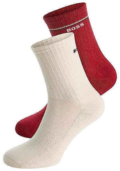 BOSS Socken "2P QS Iconic CC W" Packung, 2er, 2 Stk. tlg. mit BOSS-Logoschr günstig online kaufen