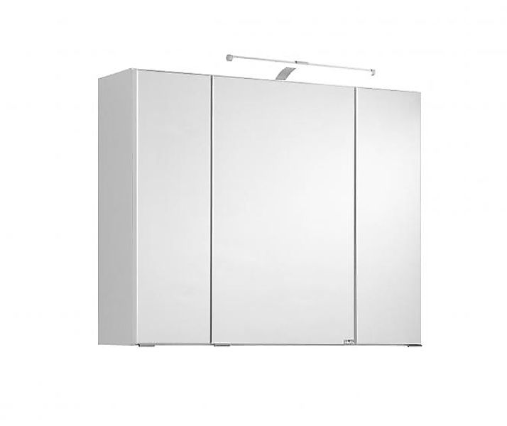 Spiegelschrank 80 inkl LED Beleuchtung Cardiff von Held Möbel Weiß günstig online kaufen