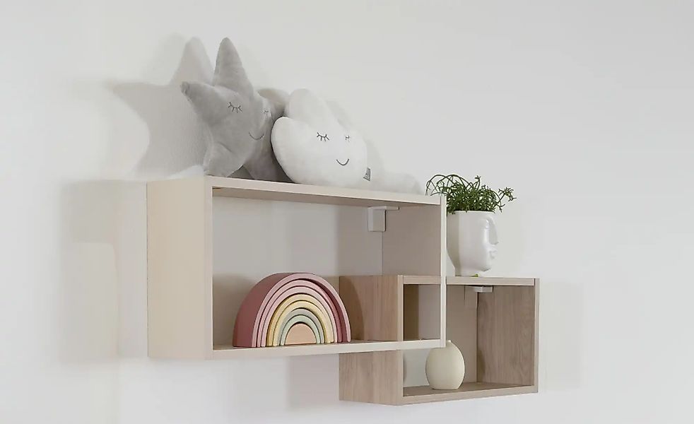 Wandregal  Elis ¦ beige ¦ Maße (cm): B: 91 H: 40,5 T: 18.0 Regale > Wandreg günstig online kaufen
