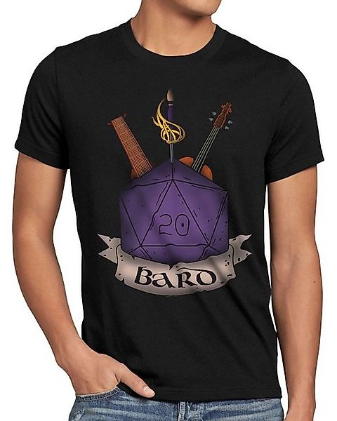 style3 T-Shirt Würfel Bard dungeon and tabletop dragons d20 pen paper rolle günstig online kaufen