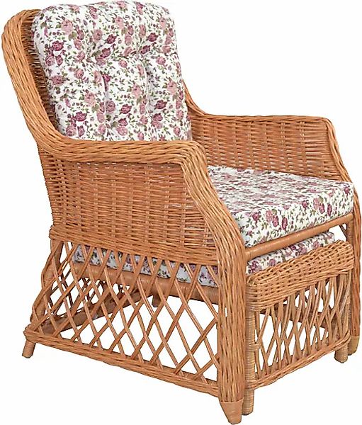 Home affaire Rattanstuhl, Handarbeit, Maße (B/T/H): (67/75/91) günstig online kaufen