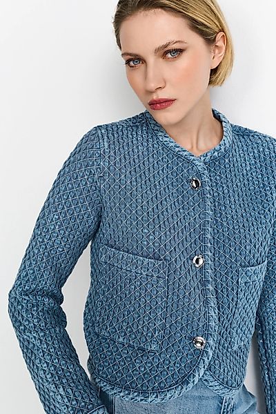 RICHROYAL Jeansblazer Mit eingefasster Kante günstig online kaufen