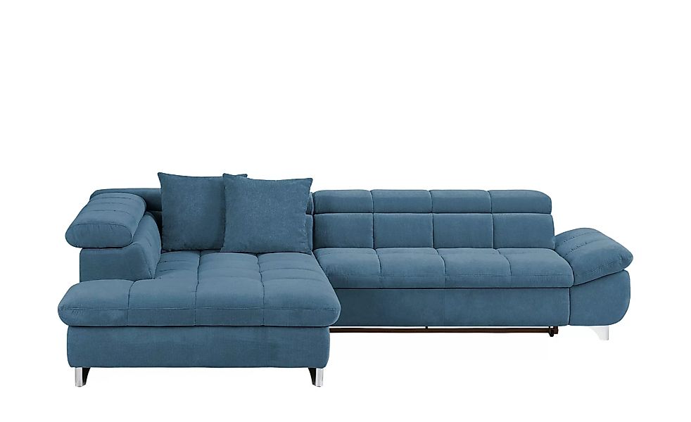 Primo Eckcouch mit Kopfteilverstellung - blau - 79 cm - Polstermöbel > Sofa günstig online kaufen