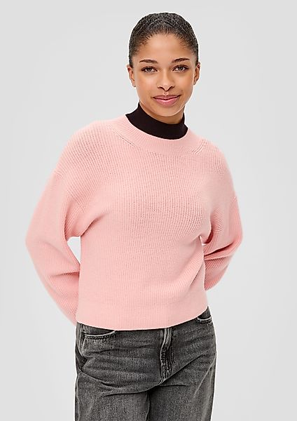 QS Strickpullover Strickpullover aus Viskosemix günstig online kaufen