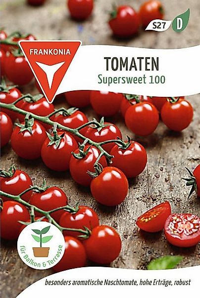 FRANKONIA Gemüsesamen Cocktailtomate, Supersweet 100 F1 Saatgut Tomaten Sam günstig online kaufen