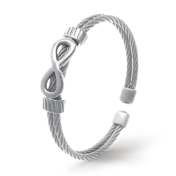 UNIQAL.de Armreif Unendlichkeit Edelstahl Armband "INFINITY" günstig online kaufen