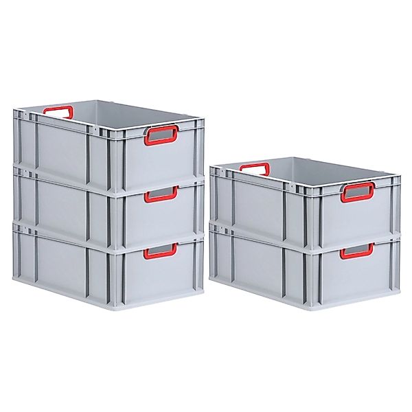 PROREGAL Spar Set 5x Eurobox Nextgen Color HxBxT 22 x 40 x 60 cm 44 Liter G günstig online kaufen