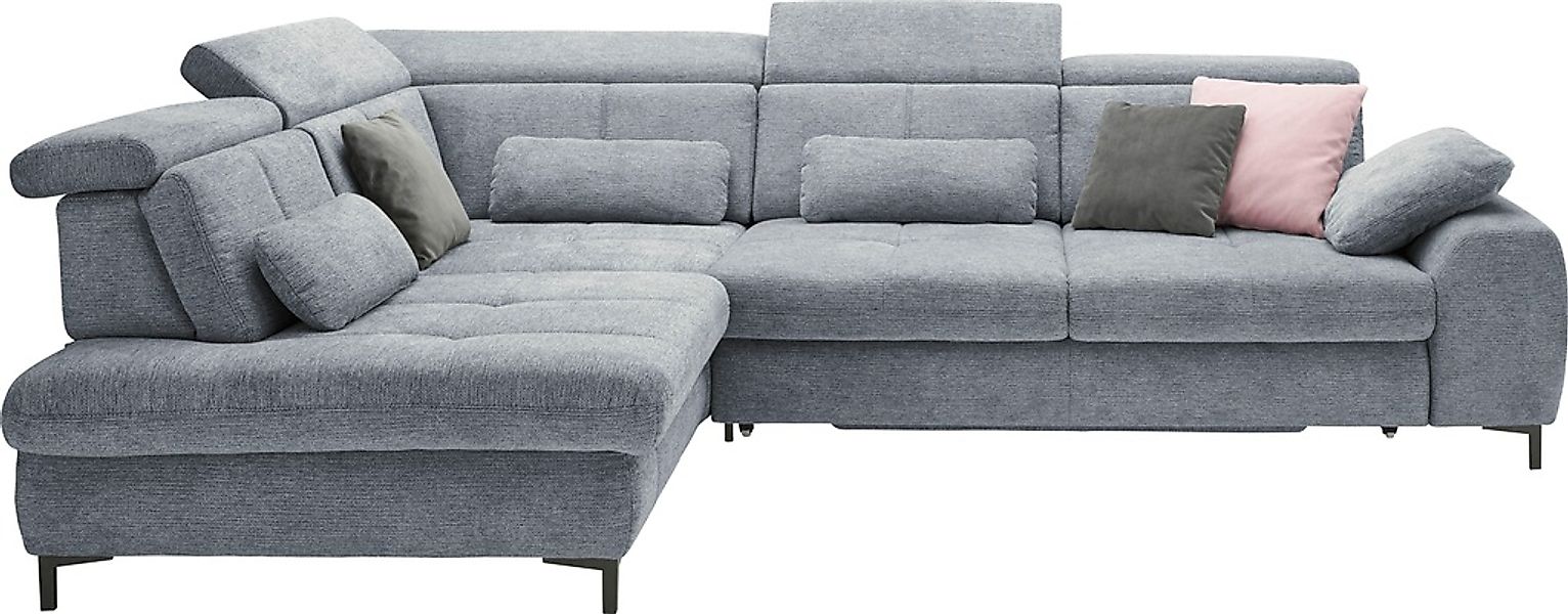 set one by Musterring Ecksofa "SO 3400 Sitzhöhe 47cm oder 49cm, Sitztiefe v günstig online kaufen