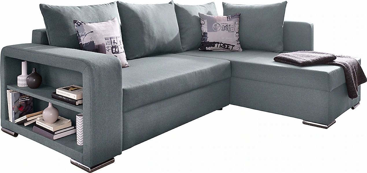 COLLECTION AB Ecksofa »John L-Form« mit Bettfunktion, Bettkasten und integr günstig online kaufen