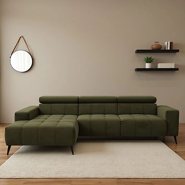 DOMO collection Ecksofa "Trento L-Form, mit Kufenfuß oder Einzelfuß", wahlw günstig online kaufen