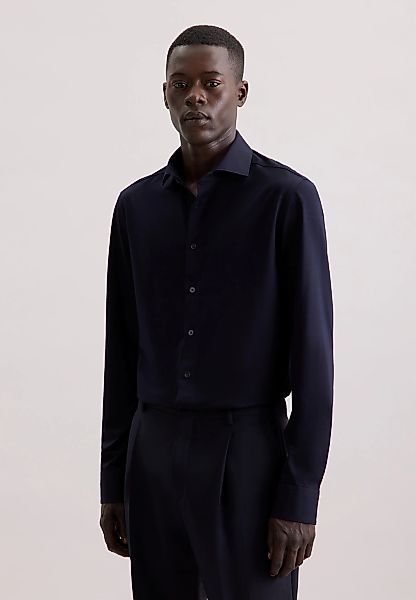 seidensticker Businesshemd "Schwarze Rose" Shaped 1/1 Kentkragen Uni günstig online kaufen