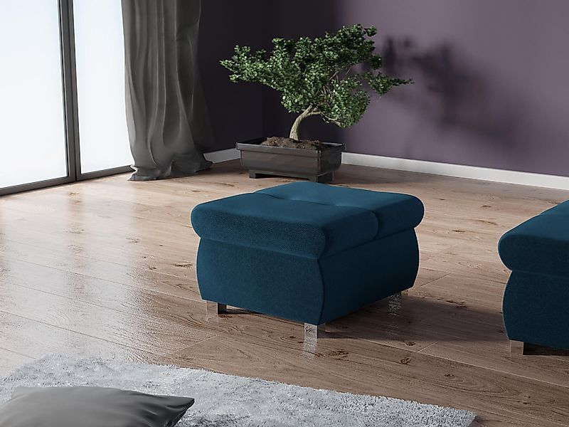 MIRJAN24 Polsterhocker Orkan Klein, Holzkonstruktion, 60x60x39 günstig online kaufen
