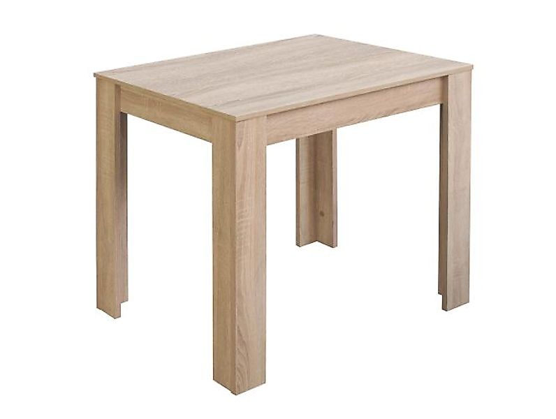 Esstisch ca. 60 x 80 x 75 cm Eiche Sägerau günstig online kaufen
