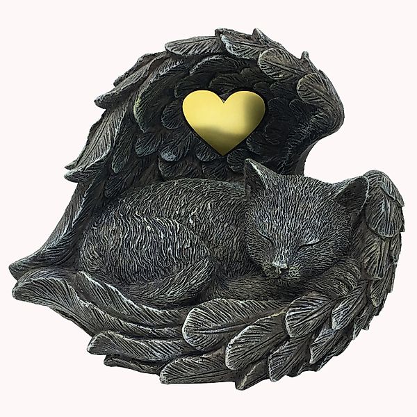 MystiCalls Tierfigur Katzen Urne grau als günstig online kaufen