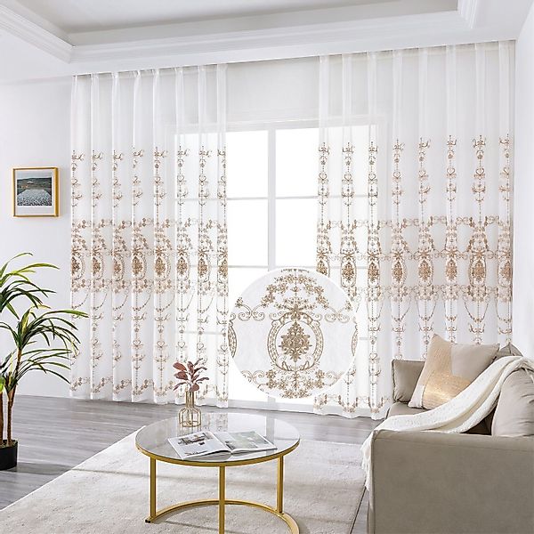 BYSURE Vorhang, Ösen (2 St), transparent, günstig online kaufen