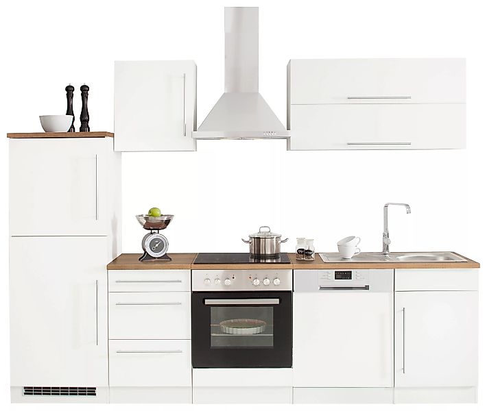 HELD MÖBEL Küchenzeile "Samos", ohne E-Geräte, Breite 280 cm günstig online kaufen