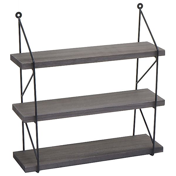 MCW Wandregal MCW-K78, Drei Regalböden, Industriedesign günstig online kaufen