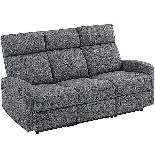 HOMCOM 3-Sitzer-Sofa aus Samt mit unabhängiger Neigefunktion bis 145°, Gepo günstig online kaufen