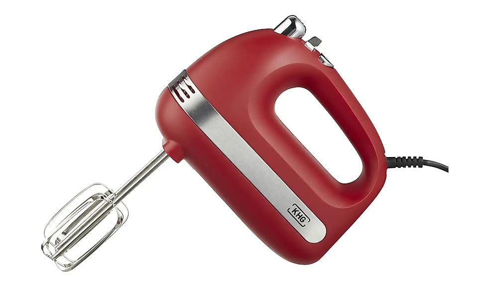 KHG Handmixer  HM-401 (RE) ¦ rot ¦ Edelstahl,Kunststoff ¦ Maße (cm): B: 8,4 günstig online kaufen