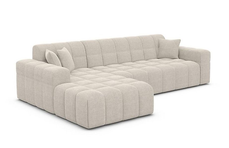 Sofa Dreams Ecksofa Ibiza L Form kurz Stoff, Ottomane - Ausrichtung wählbar günstig online kaufen
