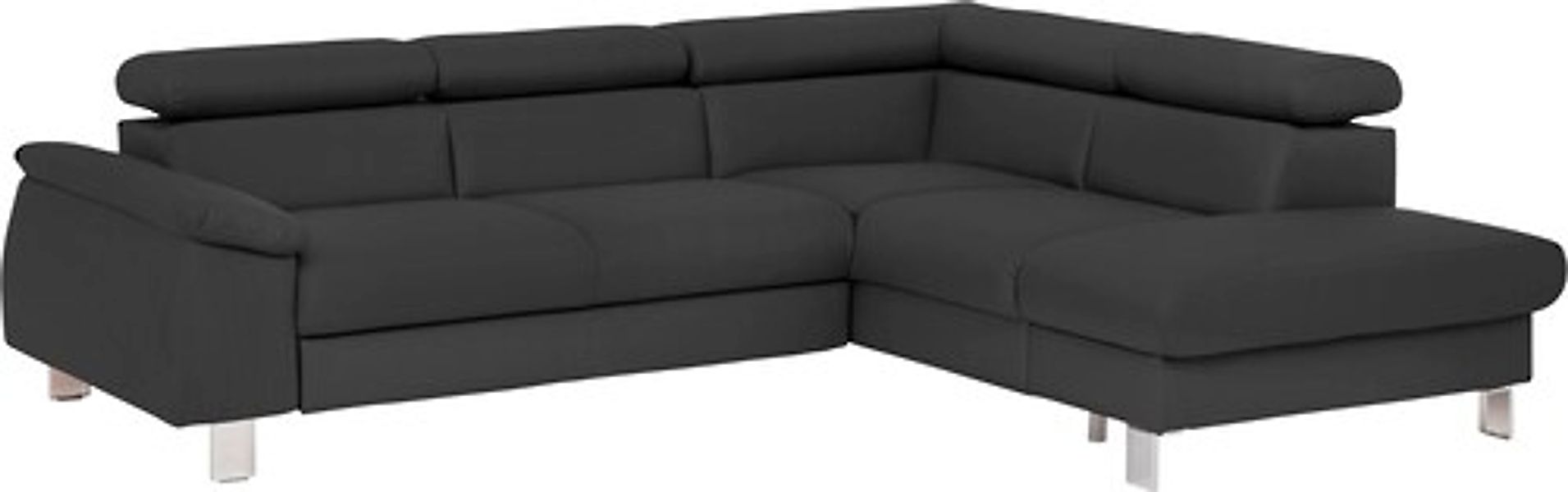COTTA Ecksofa »Komaris L-Form mit Kopfteilverstellung«, wahlweise mit Bettf günstig online kaufen