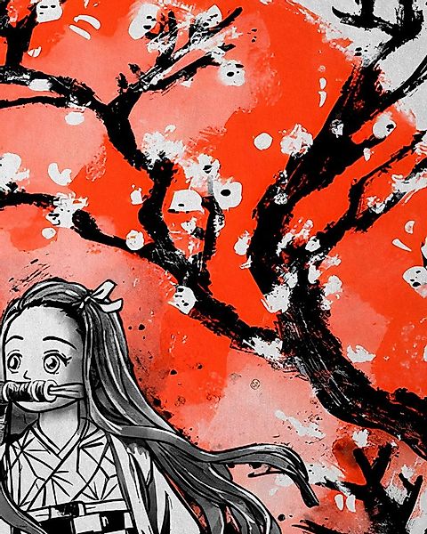 style3 T-Shirt Inked Sister demon slayer anime japan manga cosplay günstig online kaufen