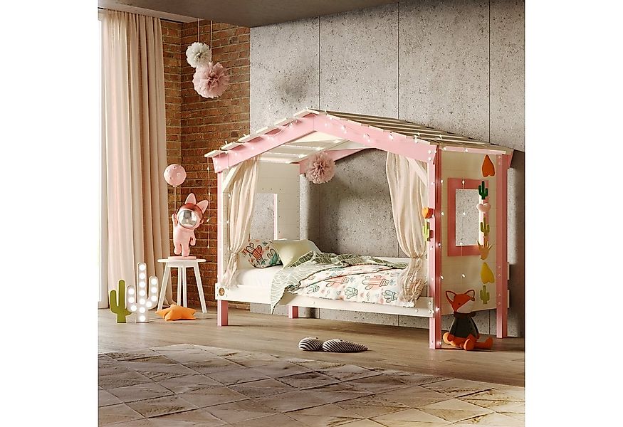 bibex Kinderbett DOLCE NIDO Kinderbett, Spielbett, Jugendbett, Spielhaus, W günstig online kaufen