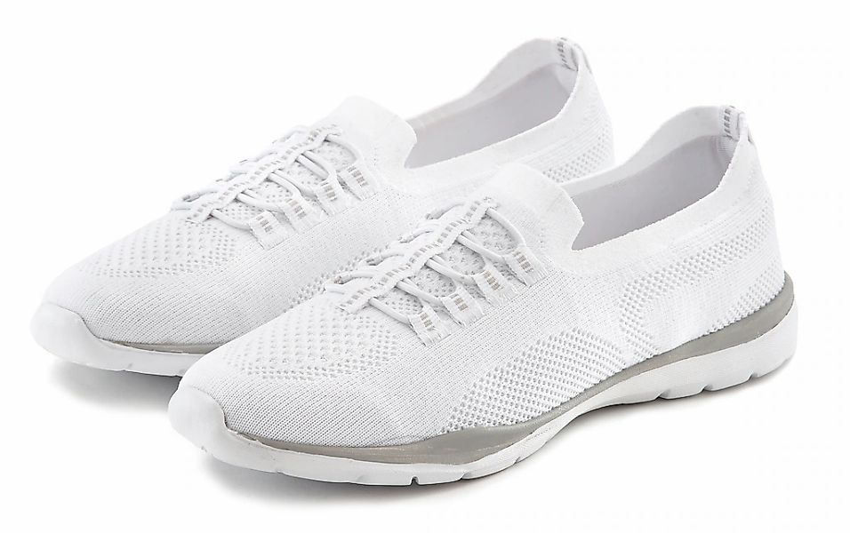 LASCANA Sneaker "Slipper, Halbschuh, leichtes Meshmaterial," runde Schuhspi günstig online kaufen