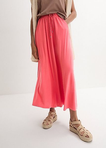 bonprix Jerseyrock aus Viskosemischung, lockere Passform, unifarbene Optik günstig online kaufen