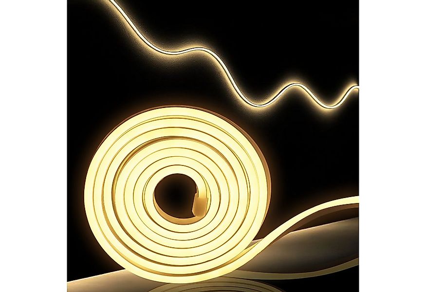 Spetebo LED-Lichterschlauch LED Lichtschlauch warmweiß - 10 m / 900 LED, 90 günstig online kaufen