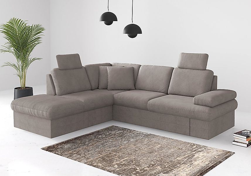 sit&more Ecksofa "Moreno", mit Armteilverstellung,wahlweise mit Bettfunktio günstig online kaufen