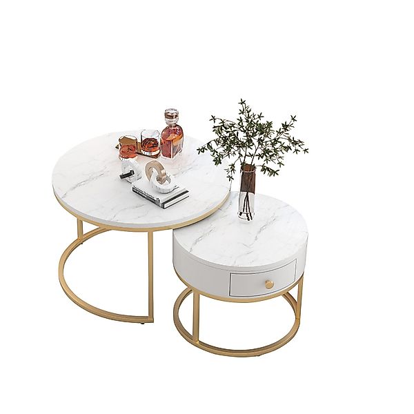 OKWISH Couchtisch Moderner Nesting Couchtisch (2-St., günstig online kaufen