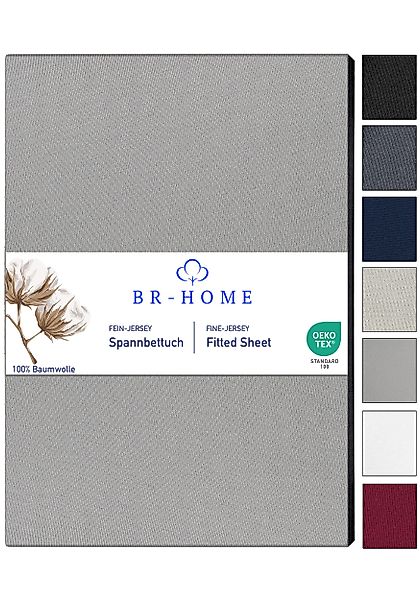 BR-Home Spannbettlaken bis zu 25cm, 100% günstig online kaufen