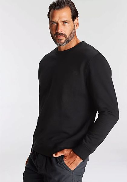 Mans World Sweatshirt, Langarm, Basic-Stil, unifarben, Rundhalsausschnitt günstig online kaufen