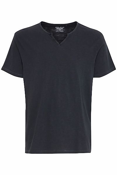 Blend T-Shirt "BHAshton split neck tee" mit Deko-Knopfdetail am Ausschnitt günstig online kaufen