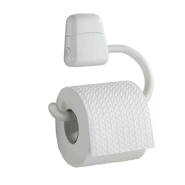 Wenko Toilettenpapierhalter Pure Kunststoff Weiß ohne Deckel günstig online kaufen