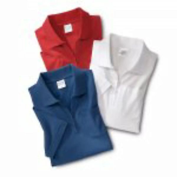 Jersey-Poloshirt 3er-Pack günstig online kaufen