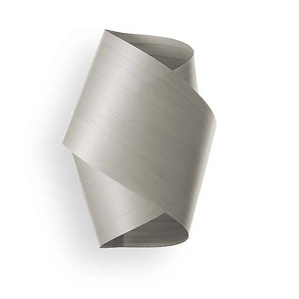 LZF Wandlampe Orbit, grau, Breite 19 cm, Holz günstig online kaufen