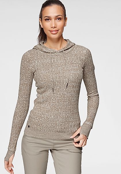 KangaROOS Kapuzenpullover im feinen Zopf-Strick-Design günstig online kaufen