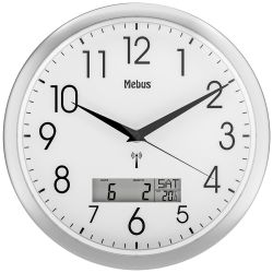 Mebus Wanduhr Mebus 19422 Funk Wanduhr günstig online kaufen