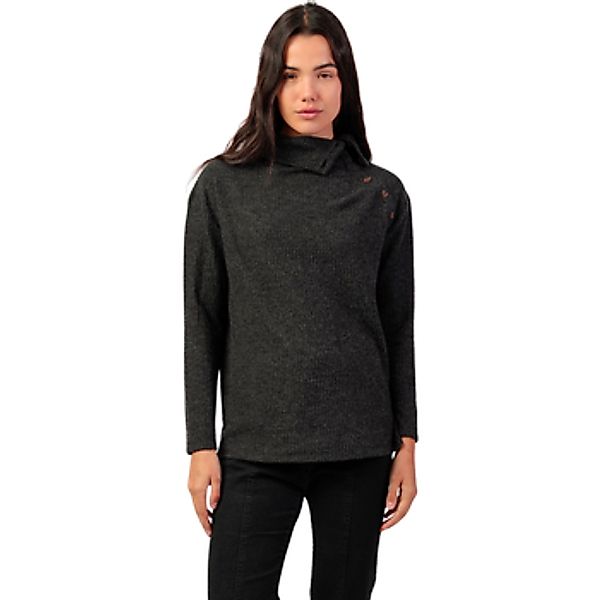 Admas  Sweatshirt Top Langarm Stehkragen geknöpft Neck Buttons günstig online kaufen