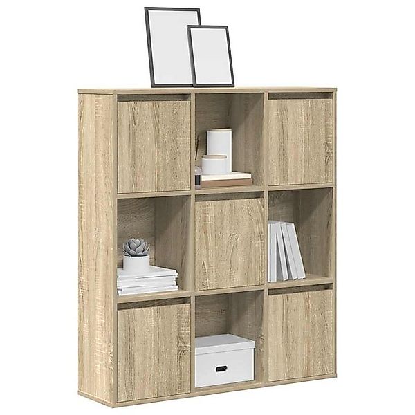 vidaXL Bücherregal Bücherregal Sonoma-Eiche 89x24x101,5 cm Holzwerkstoff günstig online kaufen