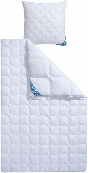 fan Microfaserbettdecke + Kopfkissen »Kansas, 2tlg.-Set mit Kissen 80x80 cm günstig online kaufen