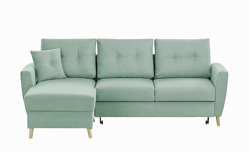 Ecksofa  Carla ¦ grün ¦ Maße (cm): B: 230 H: 93 T: 159.0 Polstermöbel > Sof günstig online kaufen