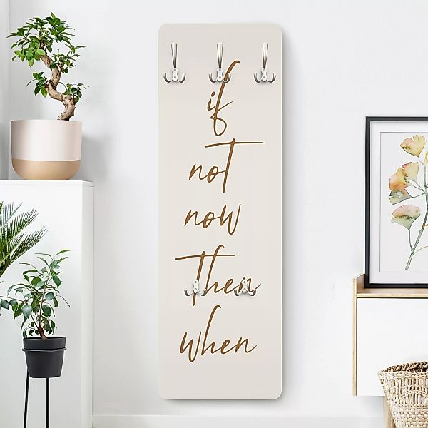 Wandgarderobe If not now then when günstig online kaufen