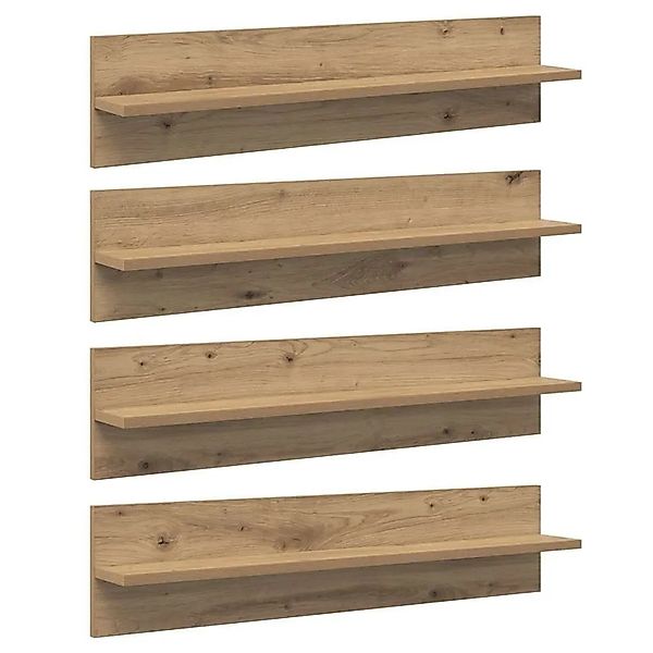 vidaXL Wandregale 4 Stk Artisan-Eiche 80 x 11,5 x 18 cm Holzwerkstoff 88623 günstig online kaufen